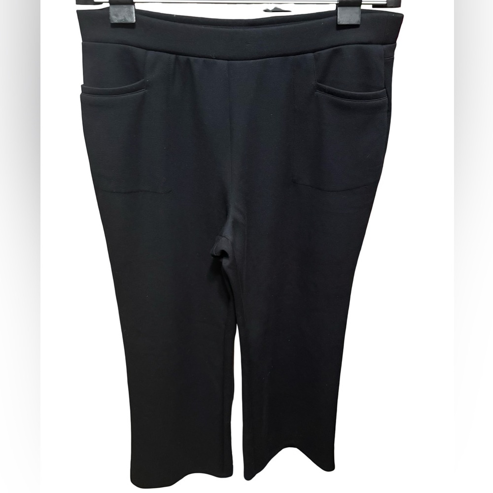 Wynne Layers Essential Crepe Knit Black Pants